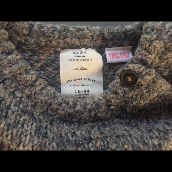 Zara Knit Baby Boy Sweater 18-24 Months. - Picture 2 of 7